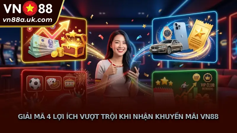 Giải Mã 4 Lợi Ích Vượt Trội Khi Nhận Khuyến Mãi VN88