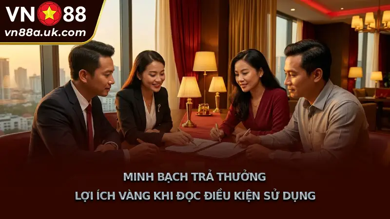 Điều Kiện Và Điều Khoản Sử Dụng VN88 | Quy Định Cá Cược Minh Bạch Trả Thưởng Lợi Ích Vàng Khi Đọc Điều Kiện Sử Dụng