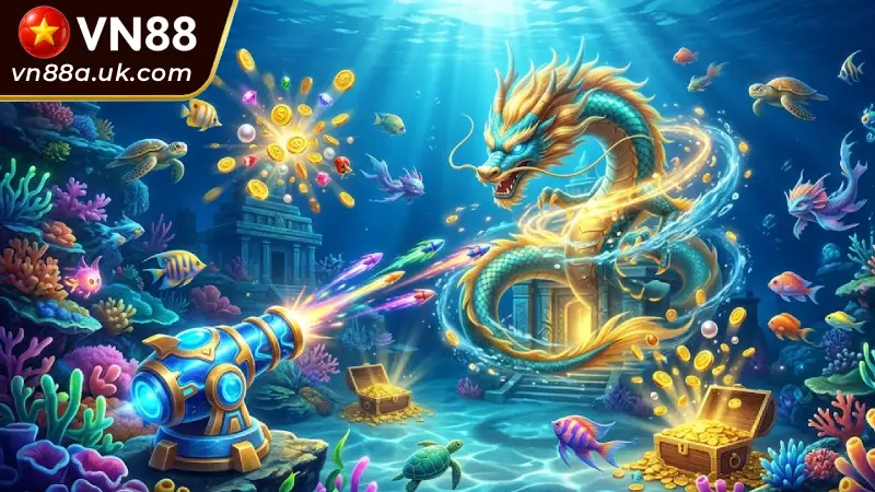 Bắn Cá Long Vương VN88 Mẹo Chơi và Bí Kíp Săn Boss Nổ Hũ Đánh Giá Siêu Phẩm Bắn Cá Long Vương VN88 Mới Nhất 2026