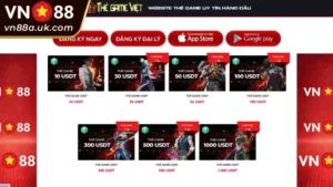 Thẻ Game USDT VN88 - Nạp Rút Ẩn Danh, An Toàn 100%